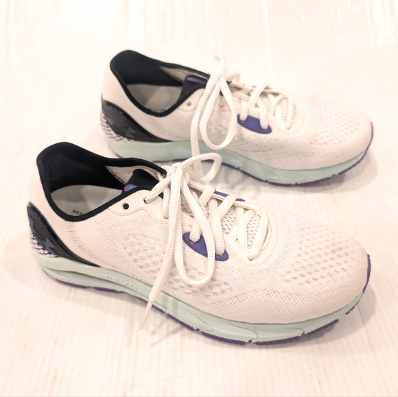 Under Armour Shoes - UNDER ARMOUR Hovr Sonic Women's White and Purple Athletic Shoes Size 6.5